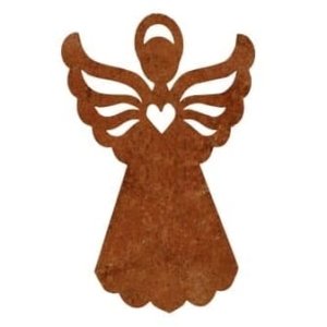 Wood Angel with Cutout Wings Ornament Laser Cut File