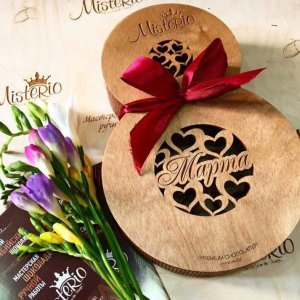Wood Gift Box for Womens Day 8 March Laser Cut File