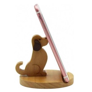Wooden Cute Dog Cellphone Holder Stand Laser Cut File