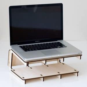 Wooden Laptop Stand Laser Cut File