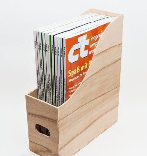 Wooden Magazine Holder Laser Cut File