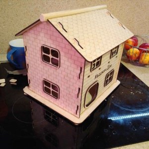 Wooden Mouse House Laser Cut File