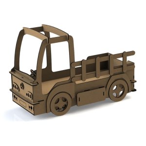 Wooden Truck Children Bed Laser Cut File